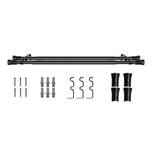 Lena Double Curtain Rod & Finials Set